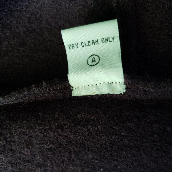 Marina Luna Vintage Y2K Boiled Wool Ruffled Collar Tie Front Cardigan - Picture 9 of 9